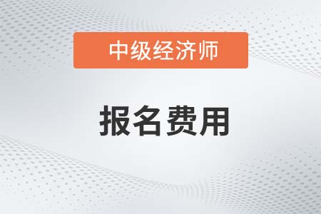 2022年湖南省娄底中级经济师考试报名费用是多少呢？